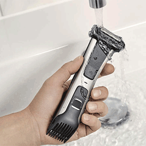 Waterproof bodygroomin trimmer